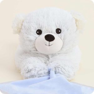 Marshmallow Bear Blankie Warmies