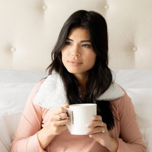 Marshmallow Gray Neck Wrap Warmies