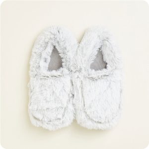 Marshmallow Gray Slippers Warmies®