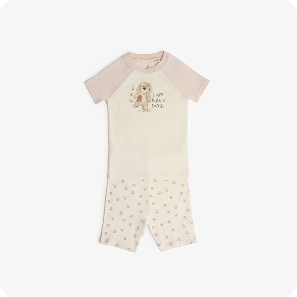Puppy Shorties Pajamas